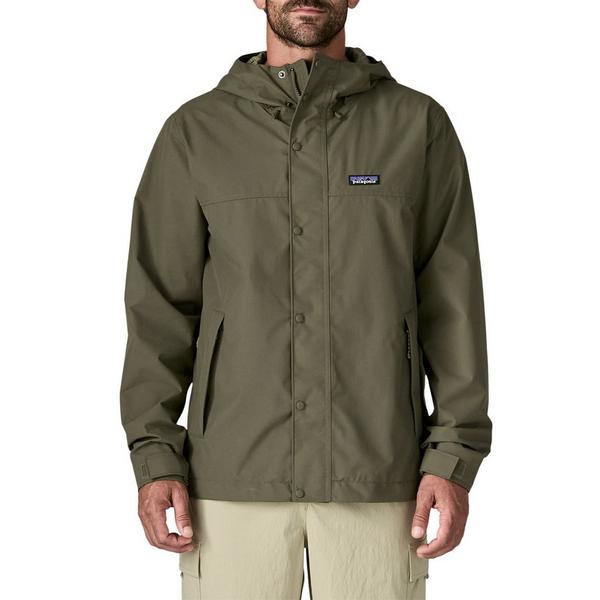 Men's Patagonia Outdoor Everyday Rain Jacket Large Basin Green