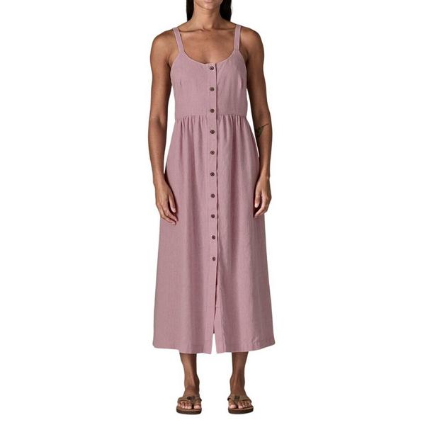 Women's Patagonia Garden Island Midi Dress Small Whole Weave: Light Violet