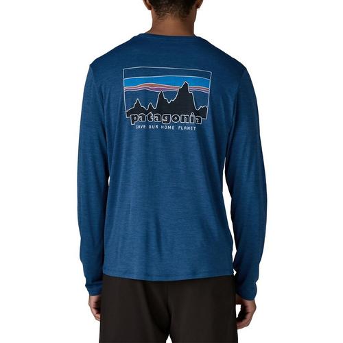 Men's Patagonia Cap Cool Daily '73 Skyline Long Sleeve T-Shirt - Primary Image