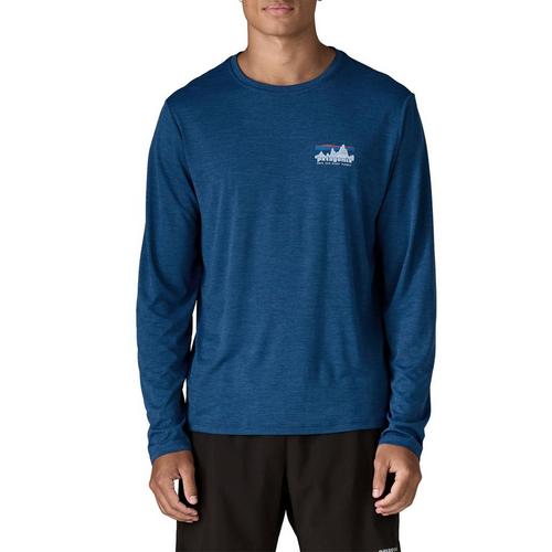 Men's Patagonia Cap Cool Daily '73 Skyline Long Sleeve T-Shirt - Primary Image