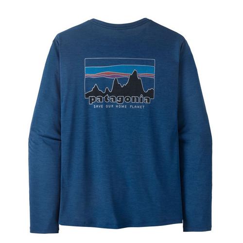 Men's Patagonia Cap Cool Daily '73 Skyline Long Sleeve T-Shirt - Primary Image
