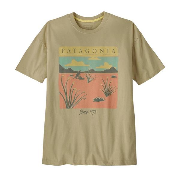 Women's Patagonia Desert Glow Oversized T-Shirt Small Weathered Stone