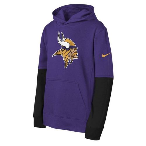 Nike Kids' Minnesota Vikings Team Issued Hoodie - Primary Image