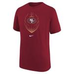 Nike Kids' San Francisco 49ers 2024 Legend Icon T-Shirt - Thumbnail 1 of 2
