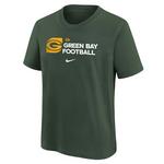 Nike Kids' Green Bay Packers Essential T-Shirt - Thumbnail 1 of 2