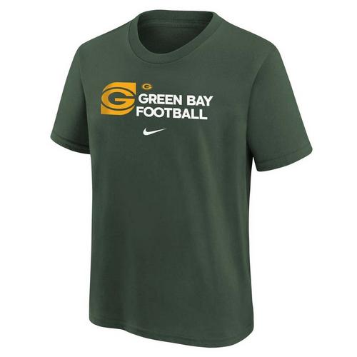 Nike Kids' Green Bay Packers Essential T-Shirt - Primary Image