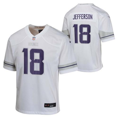 Nike Kids' Minnesota Vikings Justin Jefferson #18 Winter Warrior Jersey - Primary Image