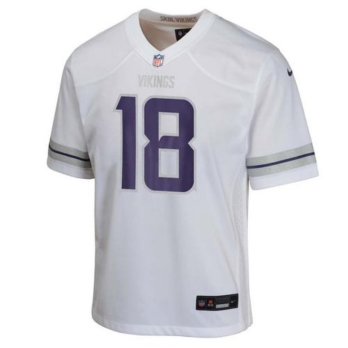 Nike Kids' Minnesota Vikings Justin Jefferson #18 Winter Warrior Jersey - Primary Image
