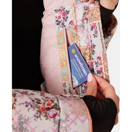 Women's Roxy Alofted Quilted Print Hooded Puffer Jacket - Primary Image