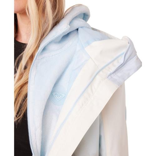 Women's Roxy Jetty Print Hooded 3-in-1 Jacket - Primary Image