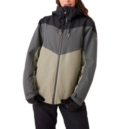 Women's Roxy Winter Haven Block Hooded Jacket - Primary Image