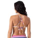 Women's Roxy Sunset Swells Cut Out Bralette Swim Bikini Top - Thumbnail 2 of 3