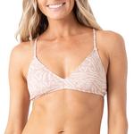 Women's Roxy Wild Thing Athletic Triangle Swim Bikini Top - Thumbnail 1 of 3