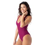 Women's Roxy Crochet Plunge One Piece Swimsuit - Thumbnail 3 of 3