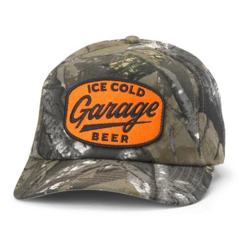 American Needle Camo Roscoe Garage Beer Snapback Hat - Primary Image