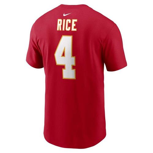 Nike Kansas City Chiefs Rashee Rice #4 Name & Number T-Shirt - Primary Image