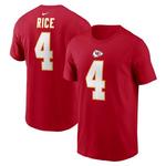 Nike Kansas City Chiefs Rashee Rice #4 Name & Number T-Shirt - Thumbnail 4 of 4