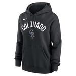 Nike Women's Colorado Rockies 2025 Club Logo Hoodie - Thumbnail 1 of 2