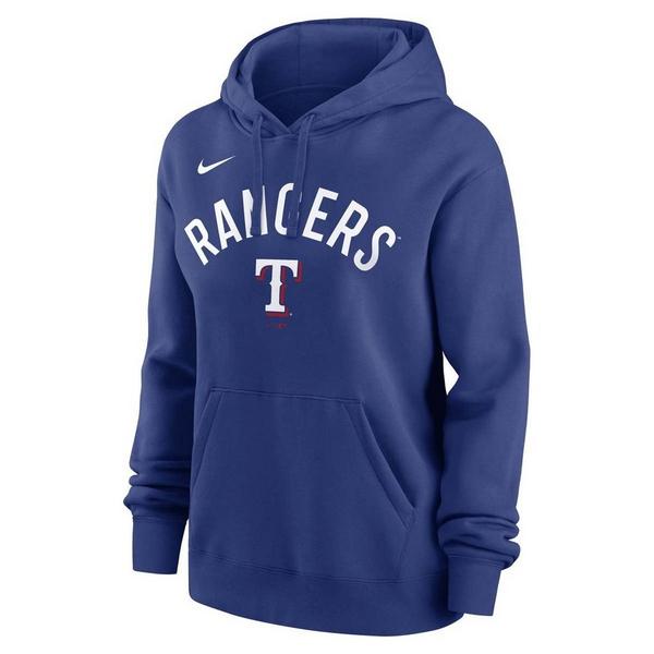 Women's Texas Rangers Nike 2025 Club Logo Hoodie Medium Royal