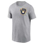 Nike Milwaukee Brewers Cooperstown 2 Hit T-Shirt - Thumbnail 1 of 2