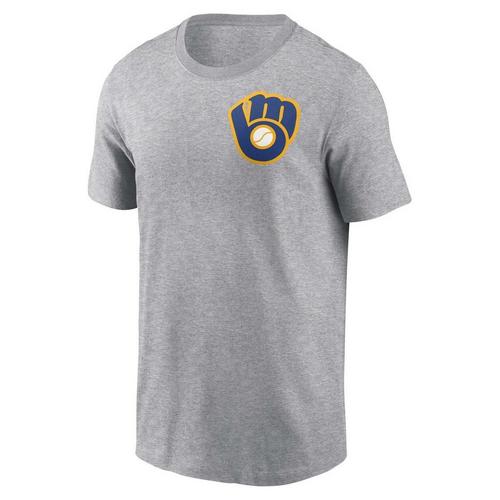 Nike Milwaukee Brewers Cooperstown 2 Hit T-Shirt - Primary Image