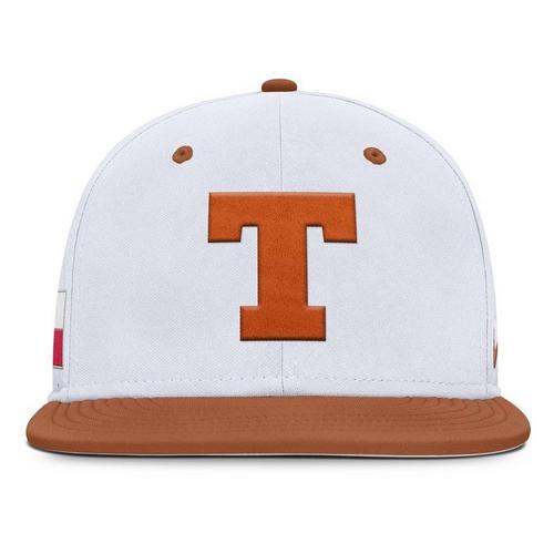 Nike Texas Longhorns DriFit Flat Brim Fitted Hat - Primary Image