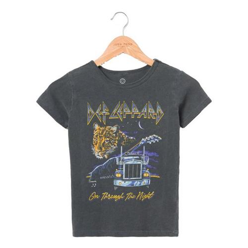 Girls' Junk Food Def Leppard Through The Night T-Shirt - Primary Image