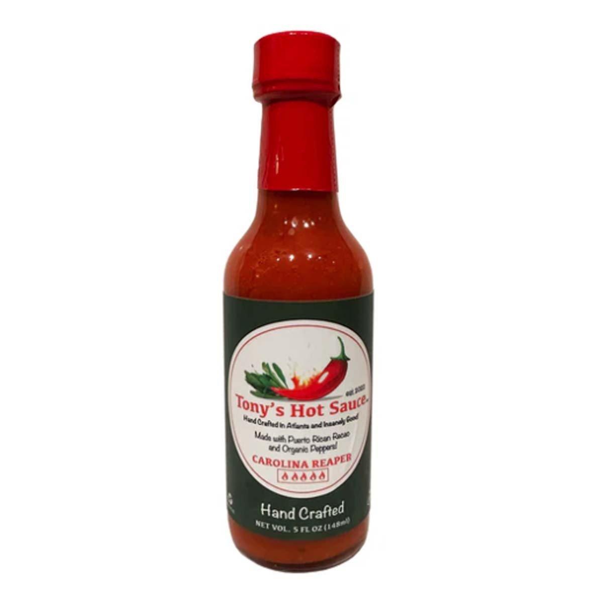 Tony's Handcrafted Carolina Reaper Hot Sauce - TONYS HOT SAUCE