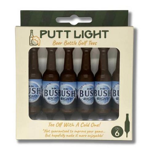 Putt Light Beer Bottle Golf Tees - Primary Image