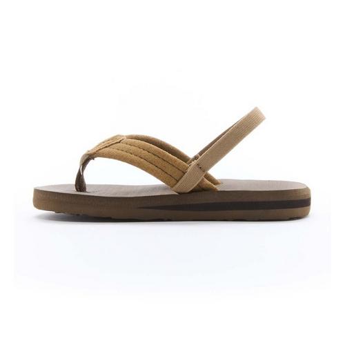 Toddler Quiksilver Carver Suede Flip Flop Sandals - Primary Image