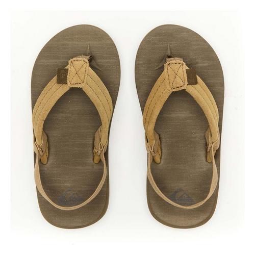 Toddler Quiksilver Carver Suede Flip Flop Sandals - Primary Image