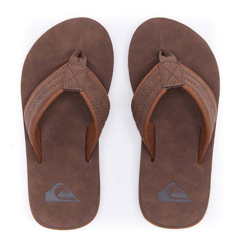 Little Kids' Quiksilver Carver Nubuck Flip Flop Sandals - Primary Image