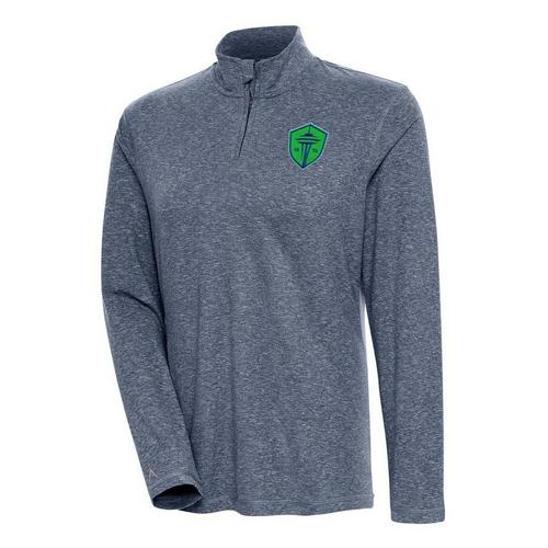 Antigua Women's MLS Seattle Sounders FC Chest Logo Confront 1/4 Zip - Primary Image