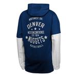 Genuine Stuff Kids' Denver Nuggets Small Ball Long Sleeve T-Shirt - Thumbnail 3 of 3