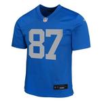 Nike Kids' Detroit Lions Sam LaPorta #87 Alternate Blue Jersey - Thumbnail 3 of 3