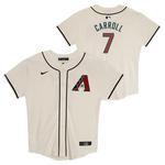 Nike Kids' Arizona Diamondbacks Corbin Carroll #7 Home Jersey - Thumbnail 1 of 3
