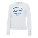 Champion Women's Boise State Broncos Powerblend Fleece Crew - Thumbnail 1 of 2