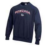 Champion Gonzaga Bulldogs Reverse Weave Crew - Thumbnail 1 of 2