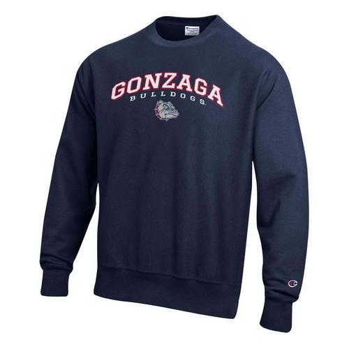 Champion Gonzaga Bulldogs Reverse Weave Crew - Primary Image