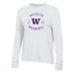 Champion Women's Washington Huskies Vanessa Long Sleeve T-Shirt - Thumbnail 1 of 2