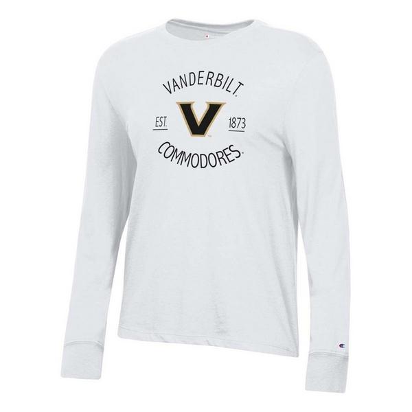 Vanderbilt Commodores Champion Women's Vanessa T-Shirt Medium White