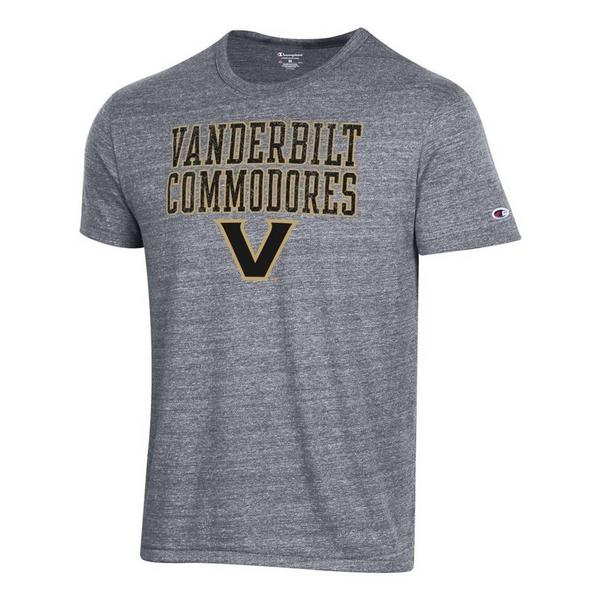 Vanderbilt Commodores Champion Ultimate Triblend T-Shirt 2XLarge Grey