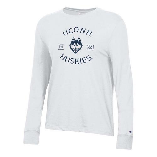 Champion Women's Connecticut Huskies Vanessa Long Sleeve T-Shirt - Primary Image