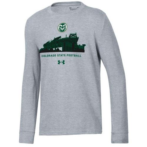 Under Armour Kids' Colorado State Rams Lott Long Sleeve T-Shirt
