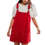 Women's Free People Overall Smock Square Neck Shift Dress - Thumbnail 1 of 4