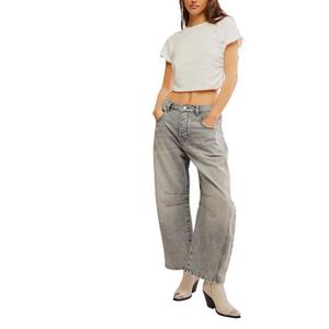 Women's Free People Good Luck Relaxed Fit Barrell Jeans
