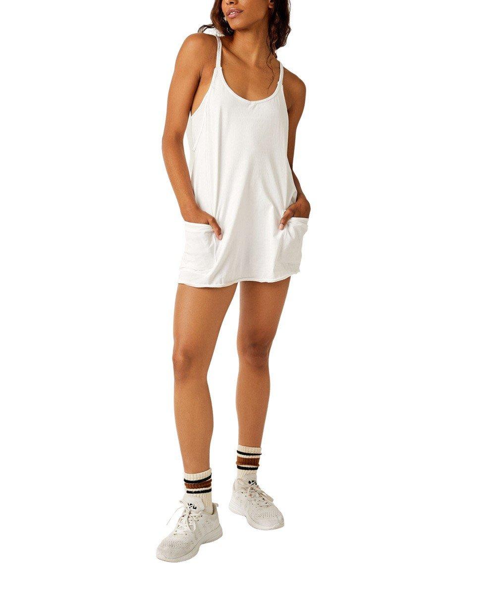 FP Movement Hot Shot Mini Dress - Women's White, L