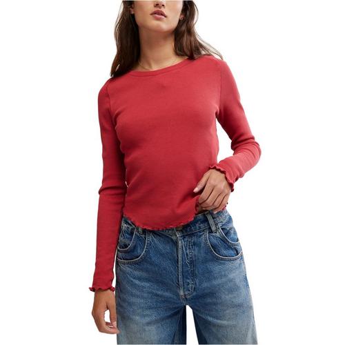 Women's Free People Easy Does It Long Sleeve T-Shirt - Primary Image