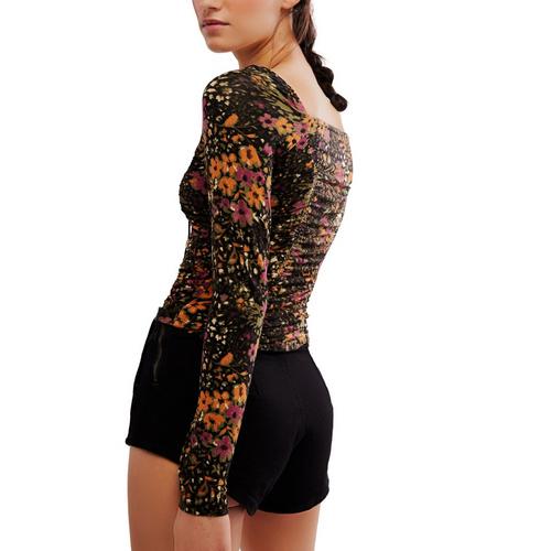 Women's Free People Layer It On Me Long Sleeve Square Neck Shirt - Primary Image