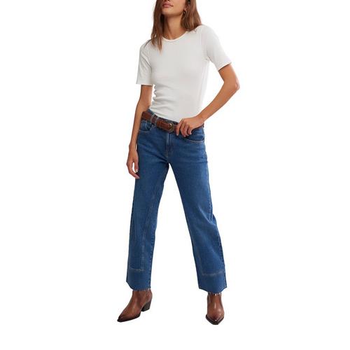 Women's Free People We The Free Risk Taker Relaxed Fit Straight Jeans - Primary Image